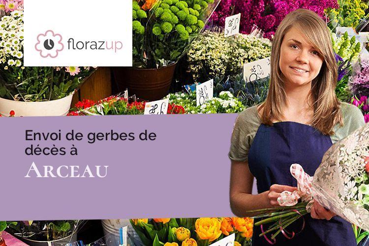 coupes de fleurs pour un enterrement à Arceau (Côte-d'Or/21310)