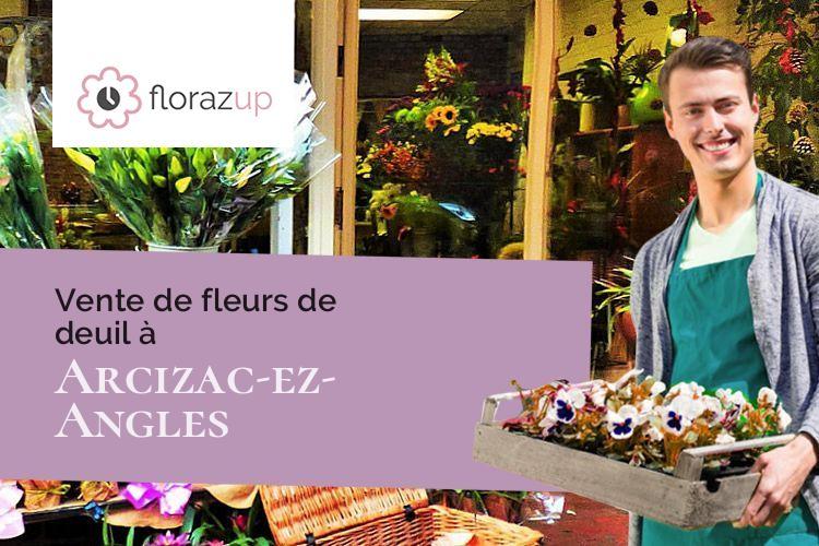 coeurs de fleurs pour un deuil à Arcizac-ez-Angles (Hautes-Pyrénées/65100)