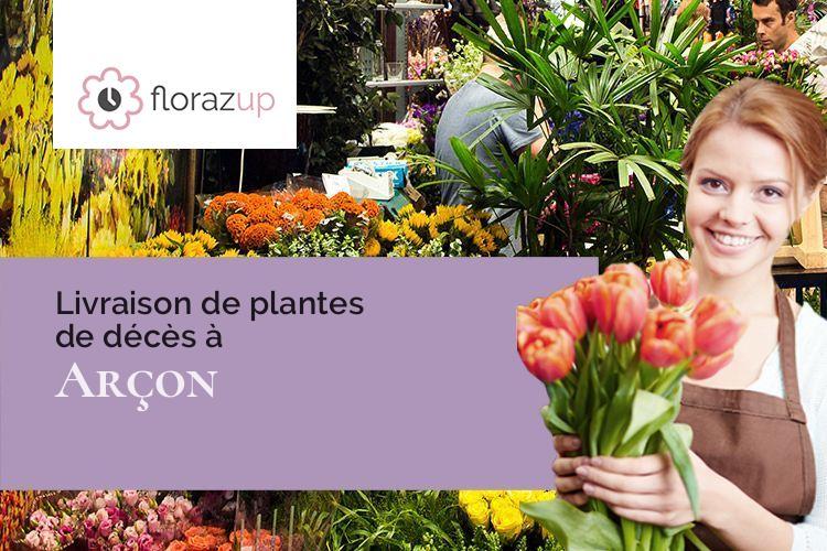 bouquets de fleurs pour un deuil à Arçon (Doubs/25300)