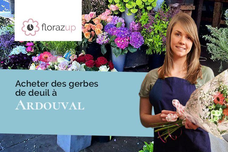 bouquets de fleurs pour des obsèques à Ardouval (Seine-Maritime/76680)