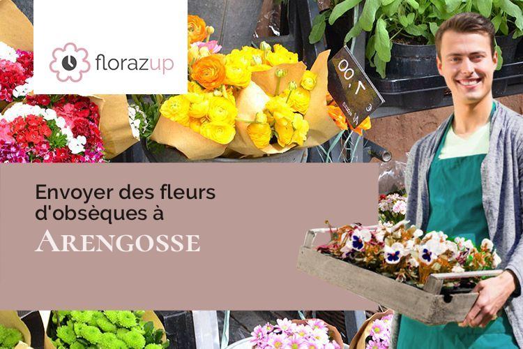 bouquets de fleurs pour des obsèques à Arengosse (Landes/40110)