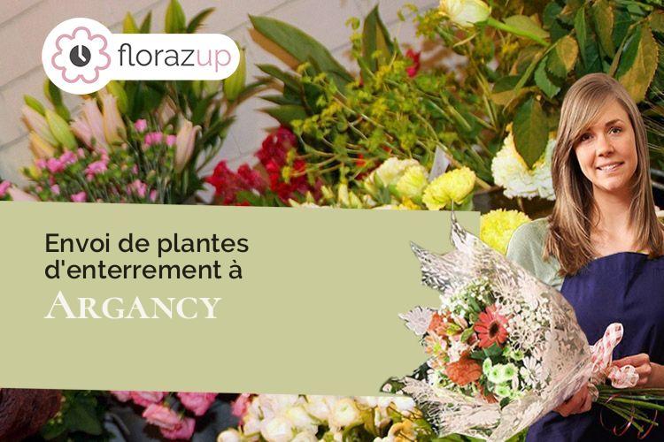 fleurs deuil pour des obsèques à Argancy (Moselle/57640)