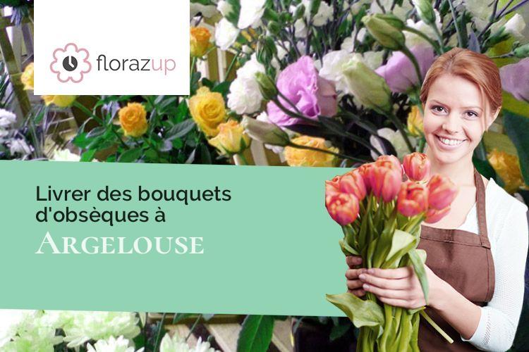 créations florales pour un enterrement à Argelouse (Landes/40430)