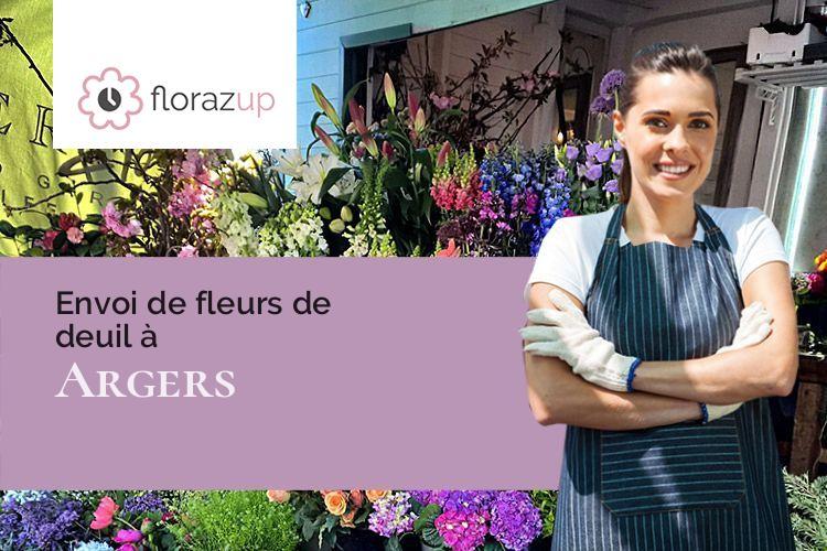 bouquets de fleurs pour des funérailles à Argers (Marne/51800)