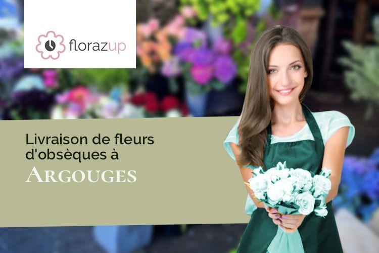 bouquets de fleurs pour des obsèques à Argouges (Manche/50240)