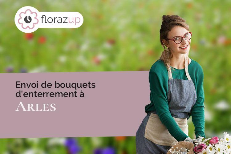 créations florales pour des obsèques à Arles (Bouches-du-Rhône/13104)