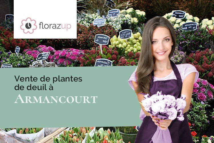 créations de fleurs pour un décès à Armancourt (Somme/80700)