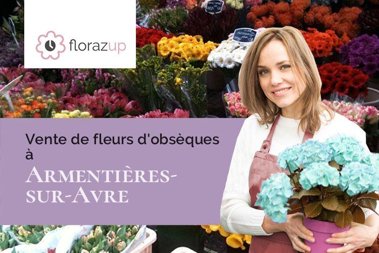 bouquets de fleurs pour des funérailles à Armentières-sur-Avre (Eure/27820)