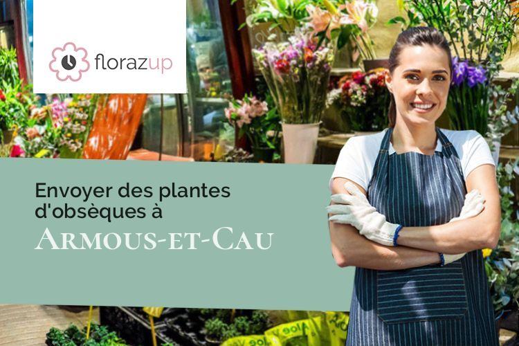 créations florales pour un deuil à Armous-et-Cau (Gers/32230)
