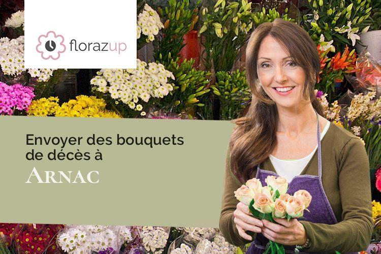bouquets de fleurs pour une crémation à Arnac (Cantal/15150)