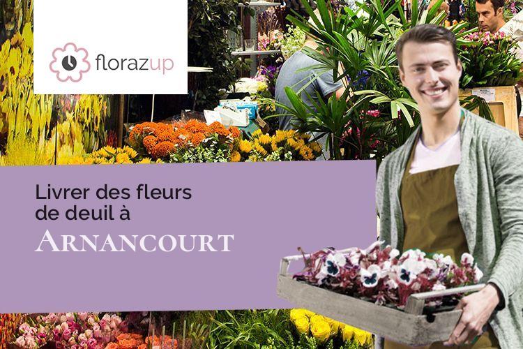 créations florales pour un deuil à Arnancourt (Haute-Marne/52110)