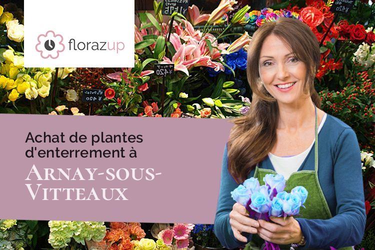 plantes pour des funérailles à Arnay-sous-Vitteaux (Côte-d'Or/21350)