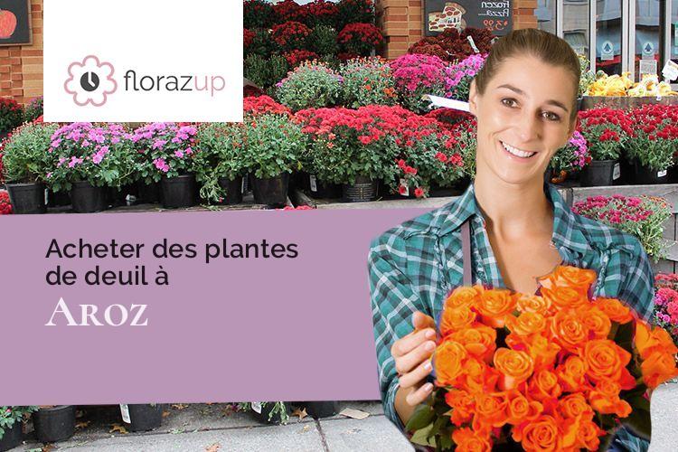 gerbes de fleurs pour des obsèques à Aroz (Haute-Saône/70360)