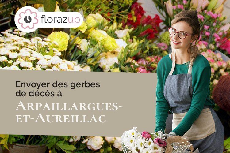 coeur de fleurs pour une crémation à Arpaillargues-et-Aureillac (Gard/30700)