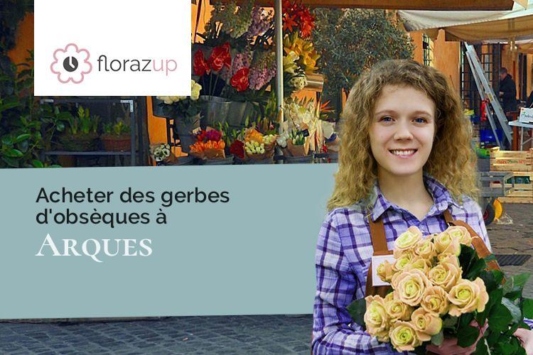 fleurs deuil pour une crémation à Arques (Aude/11190)
