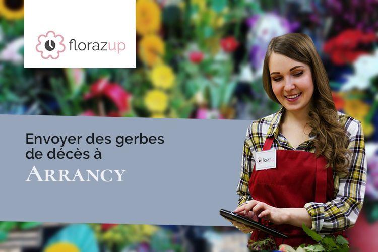 bouquets de fleurs pour un enterrement à Arrancy (Aisne/02860)