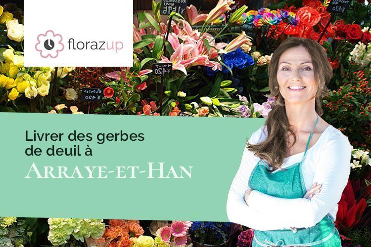 compositions de fleurs pour un enterrement à Arraye-et-Han (Meurthe-et-Moselle/54760)