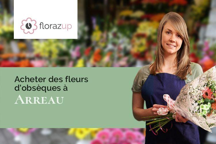 créations de fleurs pour des funérailles à Arreau (Hautes-Pyrénées/65240)