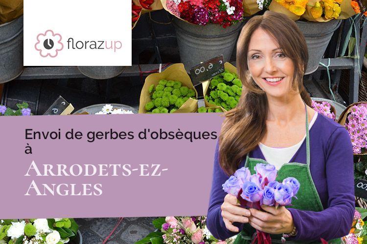 couronnes de fleurs pour un décès à Arrodets-ez-Angles (Hautes-Pyrénées/65100)