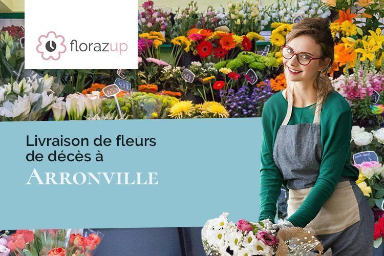 coeurs de fleurs pour une crémation à Arronville (Val-d'Oise/95810)