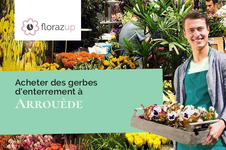 couronnes florales pour une crémation à Arrouède (Gers/32140)