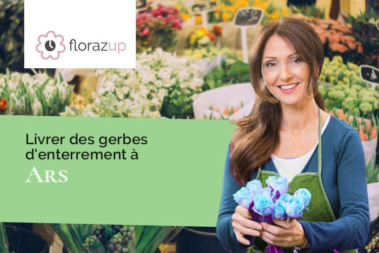 créations florales pour un décès à Ars (Creuse/23480)