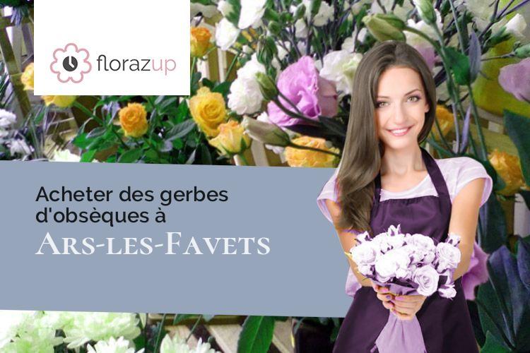 créations de fleurs pour un décès à Ars-les-Favets (Puy-de-Dôme/63700)