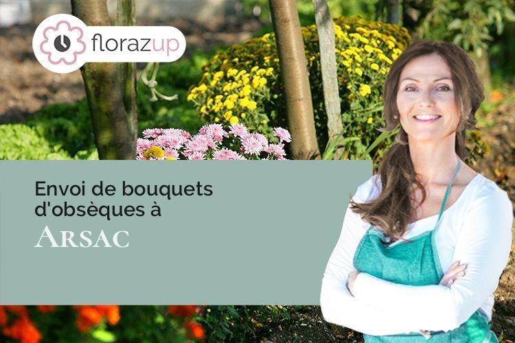 gerbes de fleurs pour une crémation à Arsac (Gironde/33460)
