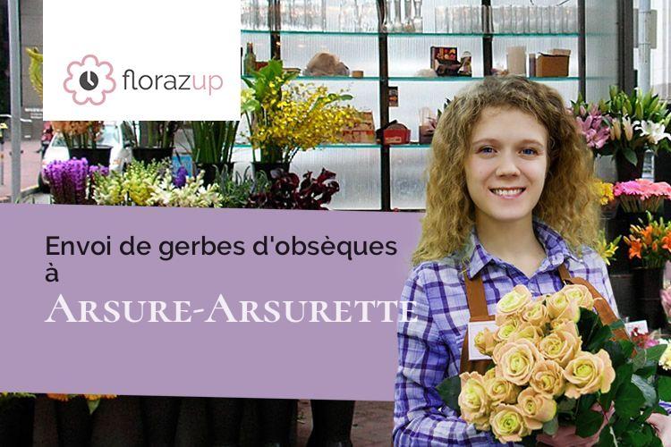 fleurs deuil pour une crémation à Arsure-Arsurette (Jura/39250)