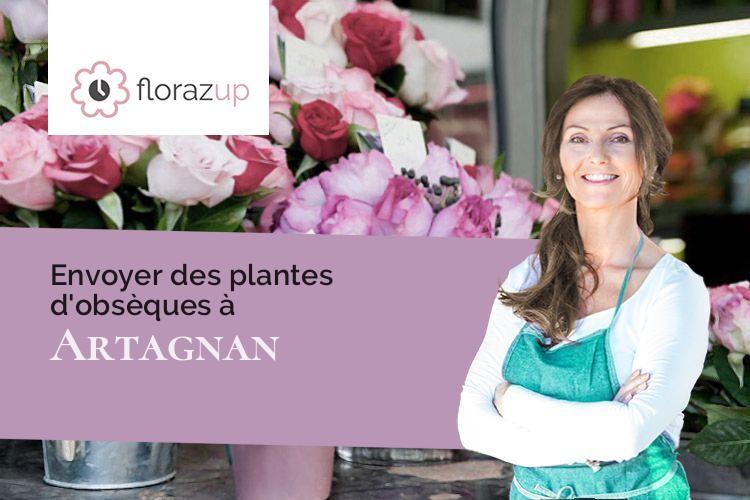 créations florales pour un deuil à Artagnan (Hautes-Pyrénées/65500)