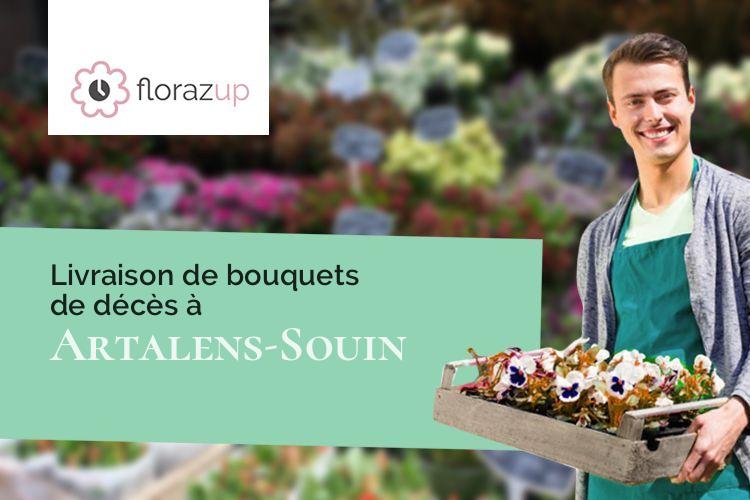 coeurs de fleurs pour une crémation à Artalens-Souin (Hautes-Pyrénées/65400)