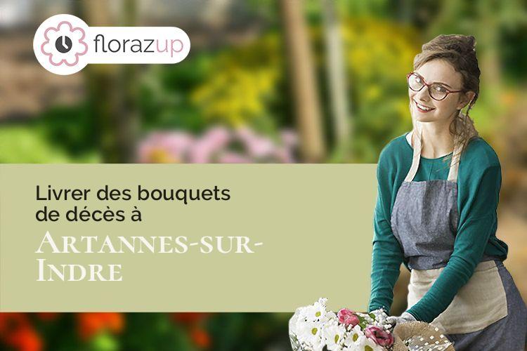 bouquets de fleurs pour un deuil à Artannes-sur-Indre (Indre-et-Loire/37260)