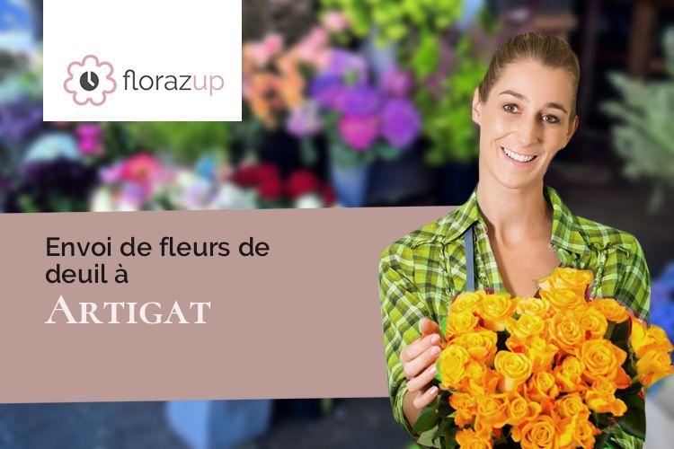 coupes de fleurs pour un deuil à Artigat (Ariège/09130)