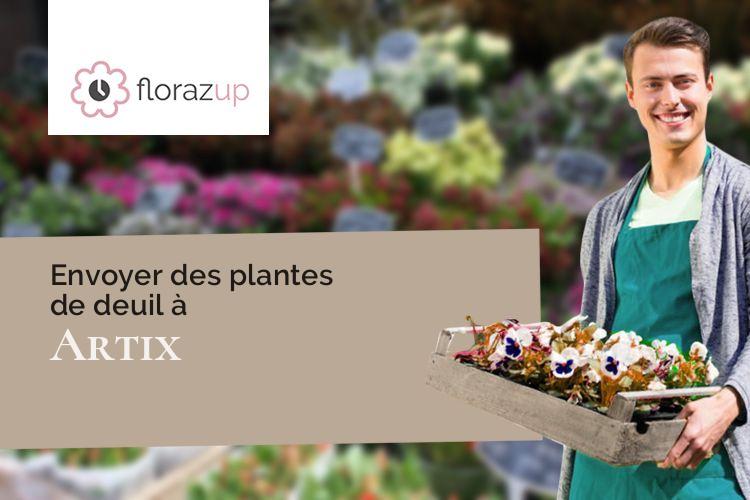 coupes de fleurs pour des funérailles à Artix (Ariège/09120)