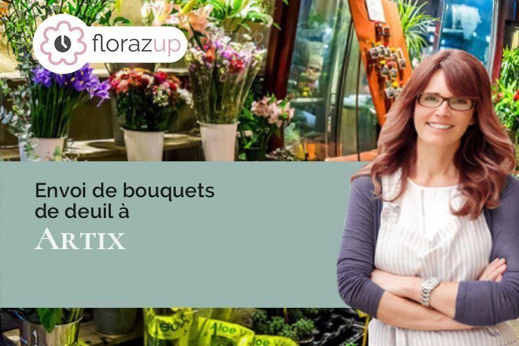 bouquets de fleurs pour un enterrement à Artix (Pyrénées-Atlantiques/64170)