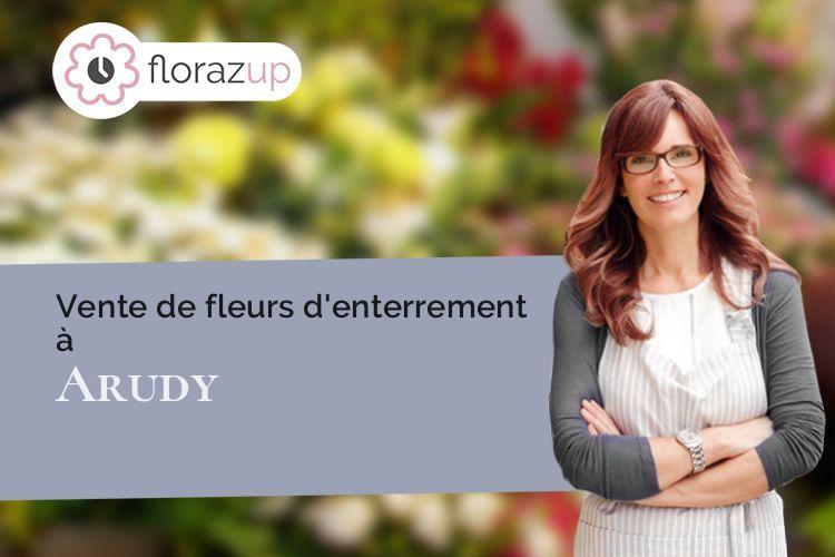 coeur de fleurs pour un enterrement à Arudy (Pyrénées-Atlantiques/64260)