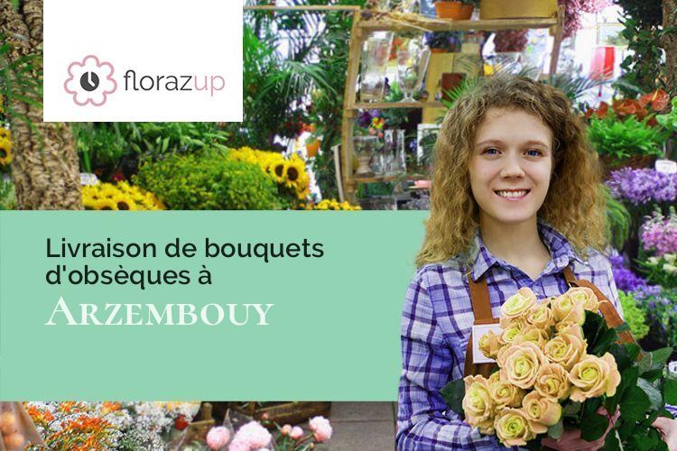 fleurs deuil pour un décès à Arzembouy (Nièvre/58700)