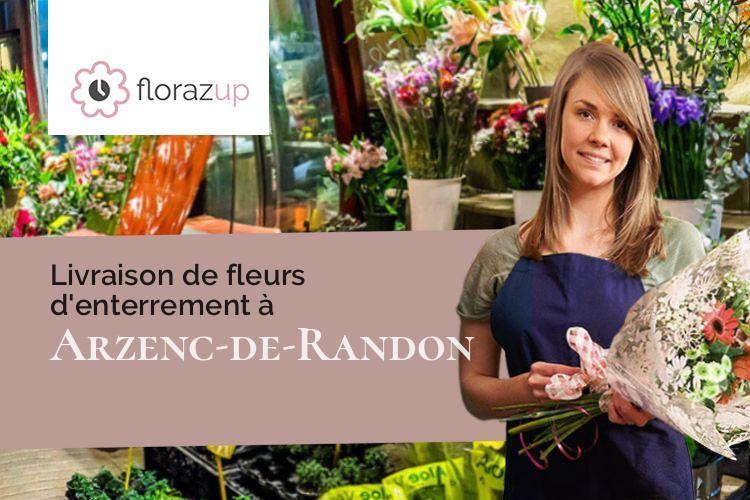 créations de fleurs pour des obsèques à Arzenc-de-Randon (Lozère/48170)
