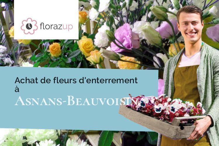bouquets de fleurs pour un deuil à Asnans-Beauvoisin (Jura/39120)