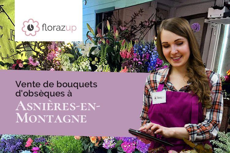 coupes de fleurs pour un décès à Asnières-en-Montagne (Côte-d'Or/21500)