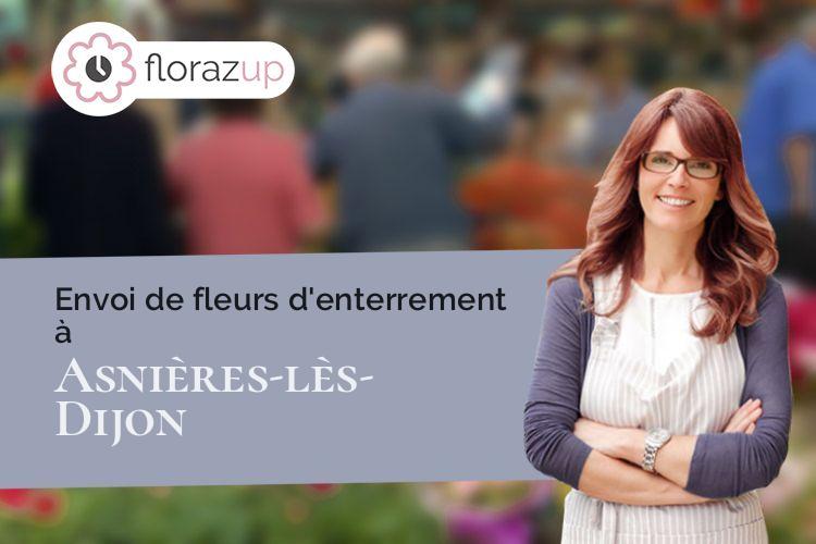 gerbes de fleurs pour un décès à Asnières-lès-Dijon (Côte-d'Or/21380)
