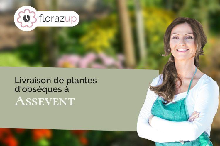 couronnes florales pour un enterrement à Assevent (Nord/59600)