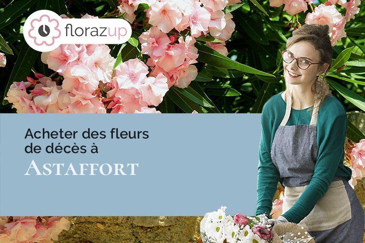 gerbes de fleurs pour des funérailles à Astaffort (Lot-et-Garonne/47220)