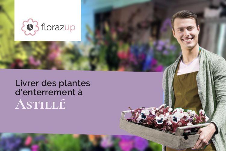 couronnes florales pour des funérailles à Astillé (Mayenne/53230)