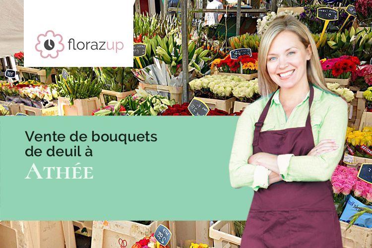 gerbes de fleurs pour un deuil à Athée (Côte-d'Or/21130)