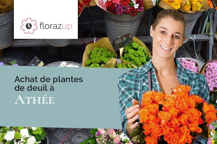 créations florales pour un enterrement à Athée (Mayenne/53400)