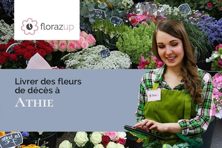 couronnes florales pour un décès à Athie (Yonne/89440)