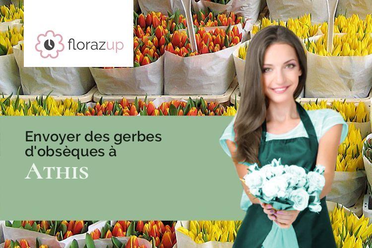 gerbes de fleurs pour une crémation à Athis (Marne/51150)