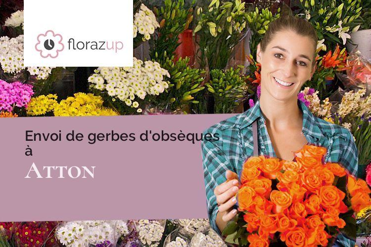 créations florales pour un décès à Atton (Meurthe-et-Moselle/54700)