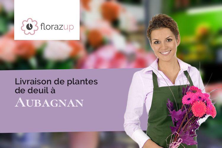 couronnes de fleurs pour une crémation à Aubagnan (Landes/40700)